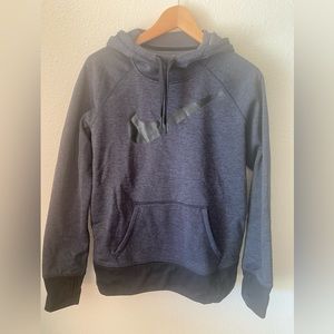 Large NIKE hoodie. Black/Grey